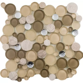 Whipped Cream - glass tile